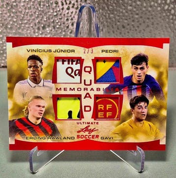 Leaf Ultimate Soccer Erling Haaland, Vini Jr., Pedri , Gavi, Nieuw