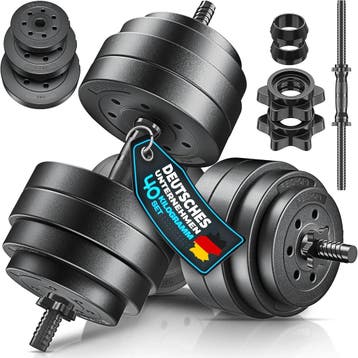 Dumbells set - Gewichten set - Halterset - Verstelbaar - 40, Verzenden, Zo goed als nieuw