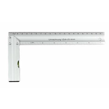 Benson Winkelhaak met waterpas - aluminium - 200 x 100 mm..., Ophalen of Verzenden, Nieuw