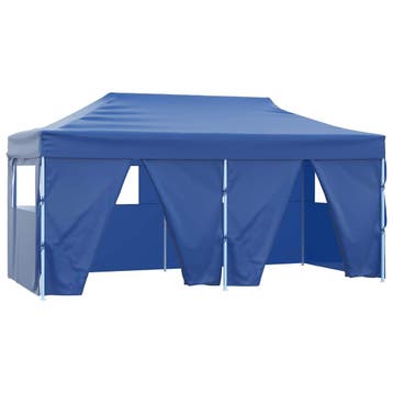 vidaXL Partytent 291 x 580 x 315 cm Blauw Oxford Stof, Tuin en Terras, Partytenten, Verzenden, Nieuw, Partytent