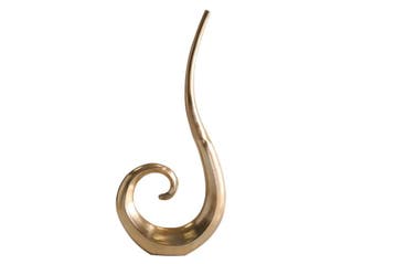 Moderne vaas WAVE XL 106cm goud aluminium gepolijst, Huis en Inrichting, Woonaccessoires | Vazen, Ophalen of Verzenden, Nieuw