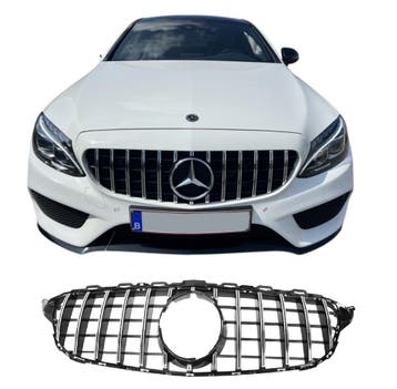Grill | geschikt voor Mercedes-Benz C-Klasse W205 2014-2018, Verzenden, Nieuw, Mercedes-Benz