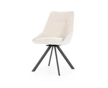 Eetkamerstoel Bliss - beige | BY-BOO, Huis en Inrichting, Stoelen, Ophalen of Verzenden, Nieuw