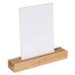 GROOVE - Small Eikenhout met Acrylaat A5, Nieuw in verpakking