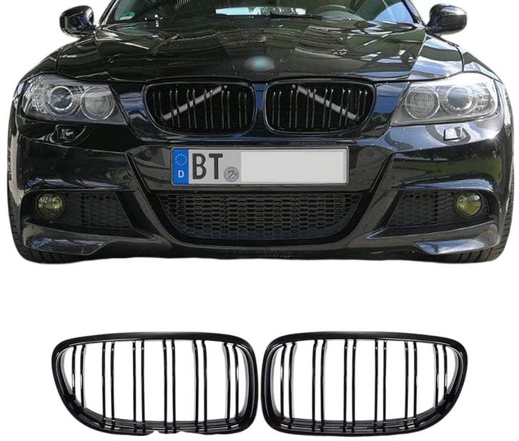 Grillen set | Nieren | M3 / M4 Look | geschikt voor BMW 3-se, Auto-onderdelen, Carrosserie en Plaatwerk, Nieuw, BMW, Verzenden