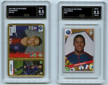 Panini Lot of 2 - 2017 Rookie Fifa 365 & 2018 Fifa 365 Foil, Nieuw