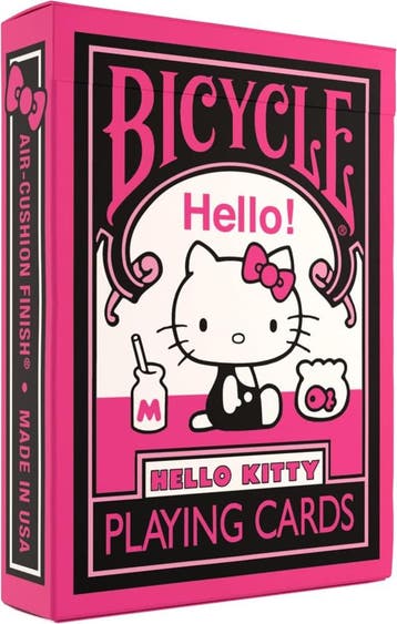 Pokerkaarten Bicycle- Hello Kitty (Black & Pink) | Bicycle -, Verzenden, Nieuw