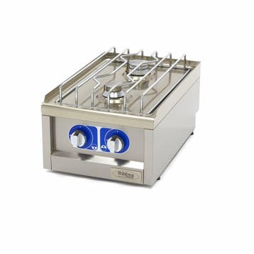 Kookplaat Horeca - 2 Pitten - Enkel - 60 cm Diep - Gas, Verzenden, Nieuw in verpakking, Fornuis, Frituur en Grillen