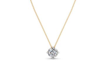Halsketting - 14 karaat Geel goud - 3.04ct. tw. Diamant, Sieraden, Tassen en Uiterlijk, Kettingen, Nieuw