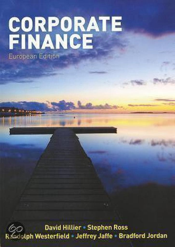 Corporate Finance - David Hillier 9780077121150, Boeken, Taal | Engels, Gelezen, Verzenden