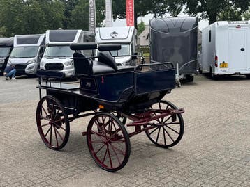 Enkelspan / Recreatiewagen / V.d. Wal / Paard, Dieren en Toebehoren, Rijtuigen en Koetsen, Gebruikt, Paard