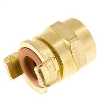 25 mm (1) Slangpilaar Messing GEKA Tuinslangkoppeling KTW, Verzenden, Nieuw