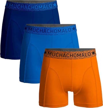 Muchachomalo - 3-pack boxershorts - Men - Solid, Verzenden