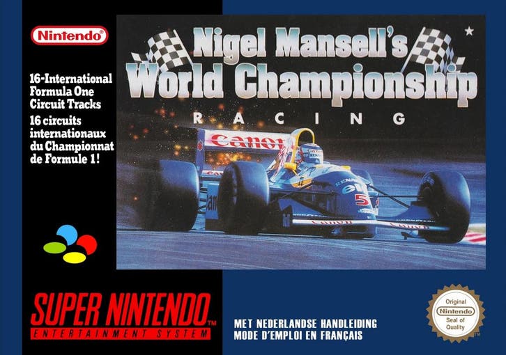 Nigel Mansells World Championship Racing (Super Nintendo), Spelcomputers en Games, Games | Nintendo Super NES, Gebruikt, Verzenden