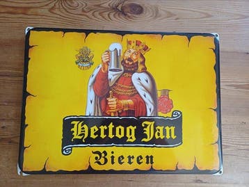 Hertog Jan Bieren - Emaille bord - Emaille