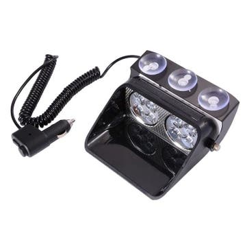 ORANJE 8 LED Dashboard Strobe Flash zwaailicht - Rond, Auto diversen, Ophalen of Verzenden