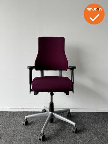 BMA Axia 2.2 - 8N 3D armpads - hoge rug - bestaand paarse st, Werkplek, Ophalen of Verzenden, Gebruikt, Stoel