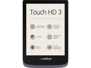 PocketBook Touch HD 3 - 6-inch 16 GB E-Reader - Metallic Gre, Computers en Software, Verzenden, Zo goed als nieuw