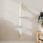 vidaXL Kattenmeubel wandgemonteerd met krabpaal 108 cm, Verzenden, Nieuw