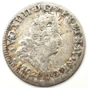 Frankrijk. Louis XIV (1643-1715). 5 Sols 1702-D, Lyon