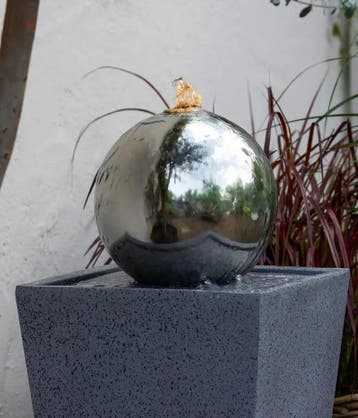 Dehner Tuinfontein Kioto met ledverlichting, ca. 83×34×34., Verzenden, Nieuw