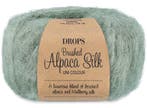 DROPS Brushed Alpaca Silk Uni Colour - 21 saliegroen - Wol, Ophalen of Verzenden, Nieuw