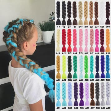 24 Inch Jumbo Braids Haarverlenging - Synthetisch Vlecht Haa, Verzenden, Nieuw