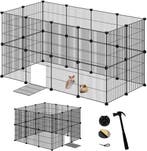 2dekans | Eugad Puppyren 142x72x72 cm - Opvouwbare Metalen, Ophalen of Verzenden, Zo goed als nieuw