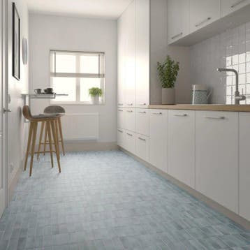 Vloertegel/Wandtegel Blauw 5x15cm (Muurtegels), Keramiek, Nieuw, Minder dan 20 cm, 10 m² of meer