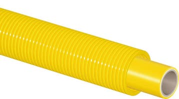 Gasleiding geel 20mm x 2,25 in mantel - Lengte: 75 meter - U, Verzenden, Nieuw