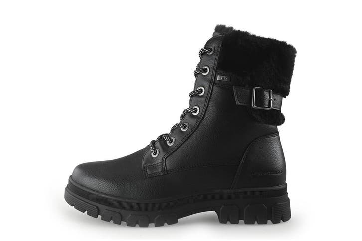 Tom Tailor Veterboots in maat 39 Zwart, Kleding | Dames, Schoenen, Zwart, Zo goed als nieuw, Overige typen, Verzenden