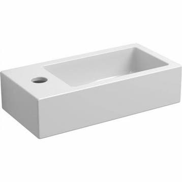 Fontein Clou Flush 3 36x18x9cm Keramiek Glans Wit (Met, Ophalen of Verzenden, Nieuw