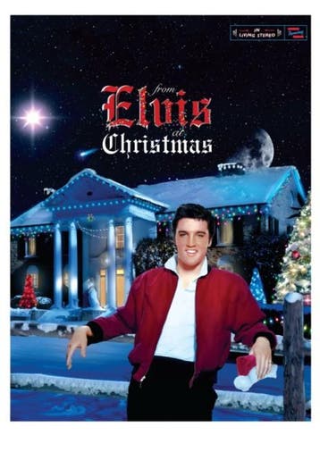 Posters - Poster Presley, Elvis - Christmas, Verzamelen, Verzenden, Zo goed als nieuw