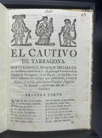 Desconocido - El Cautivo de Tarragona - Pliego de cordel -