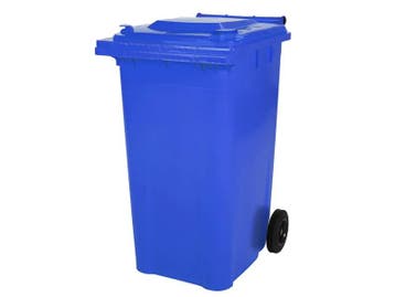 2-wiel kunststof afvalcontainer - 240 liter - blauw, Ophalen of Verzenden