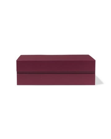 HEMA Doos met magnetische deksel A5 karton donkerrood, Huis en Inrichting, Kasten | Overige, Verzenden, Nieuw