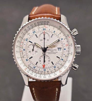 Breitling - Navitimer World GMT Chronograph - A24322 - Heren, Sieraden, Tassen en Uiterlijk, Horloges | Heren, Nieuw