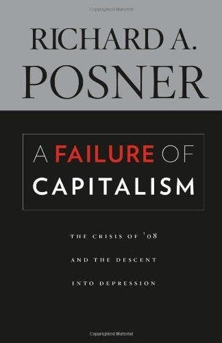 A Failure Of Capitalism - Richard A. Posner 9780674035140, Verzenden, Gelezen, Richard A. Posner