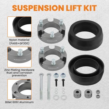 Lift kit 3 inch voor + 2 inch achter geschikt voor Toyota..., Verzenden, Nieuw, Toyota