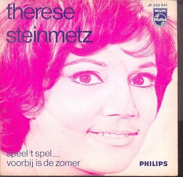 vinyl single 7 inch - Therese Steinmetz - Speel t Spel /..., Verzenden, Zo goed als nieuw, 7 inch, Pop