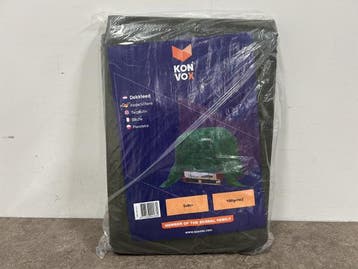 Veiling - 3x Konvox dekkleed 5x8m 100gr/m2 groen, Doe-het-zelf en Verbouw, Overige Doe-het-zelf en Verbouw, Nieuw