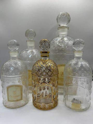 Parfumfles (5) - Glas - Guerlain Abeilles 1000 ml