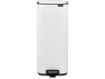 Brabantia Bo Pedaalemmer - 30 liter - Soft-close - White, Verzenden, Zo goed als nieuw