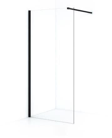 SALE - Roka 70 x 200 - 8mm - Inloopdouche - Mat zwart, Ophalen of Verzenden, Nieuw