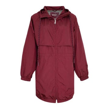Reset • lange jas Evita bordeaux • M, Maat 38/40 (M), Verzenden, Nieuw, Rood