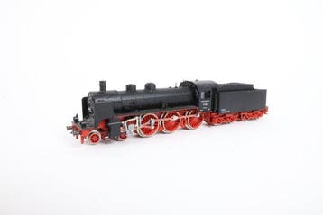 Trix, Minitrix N - Stoomlocomotief met tender (1) - DR (DRB), Nieuw