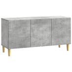 vidaXL TV-kast Betongrijs 99 x 34,5 x 50 cm Bewerkt hout, Minder dan 50 cm, Verzenden, Nieuw, Minder dan 100 cm