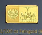 Duitsland. Medal Germany , oro 1/100 Oz (.999) Proof (Zonder