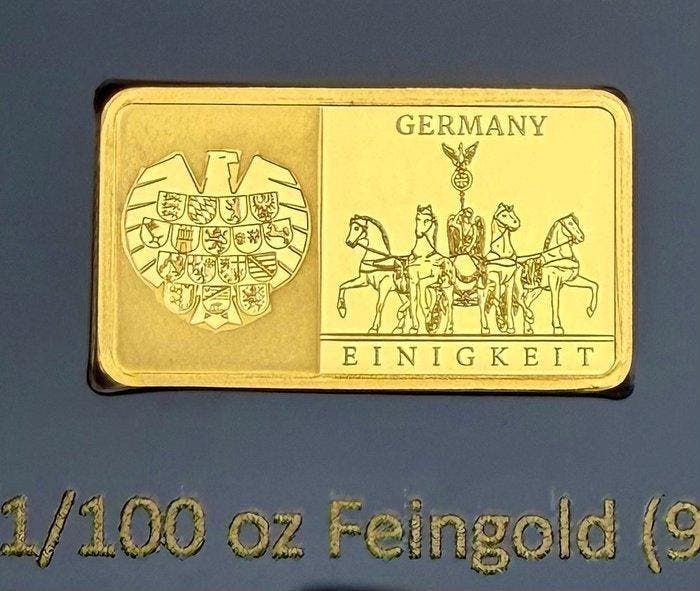 Duitsland. Medal Germany , oro 1/100 Oz (.999) Proof (Zonder, Postzegels en Munten, Munten | Europa | Niet-Euromunten