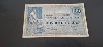 Nederland. - 100 Gulden - 1924 - Pick 39b (Zonder
